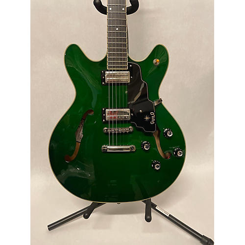 Guild Starfire IV Hollow Body Electric Guitar Emerald Green