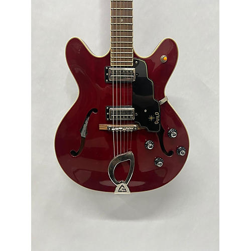 Guild Starfire IV Hollow Body Electric Guitar Red