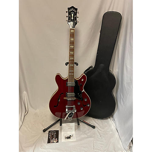 Guild Starfire V Hollow Body Electric Guitar Cherry Red