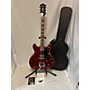 Used Guild Starfire V Hollow Body Electric Guitar Cherry Red