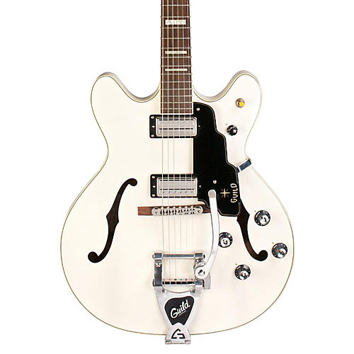 Guild Starfire V Semi-Hollowbody Electric Guitar Condition 1 - Mint White