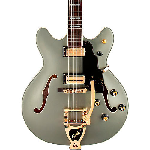 Guild Starfire VI Semi-Hollow Electric Guitar with Guild Vibrato Tailpiece Condition 1 - Mint Shoreline Mist