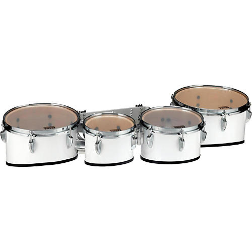 Tama Marching Starlight Marching Tenor Drums Quad Condition 1 - Mint 8, 10, 12, 13 in. Sugar White