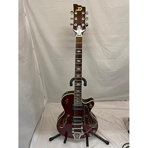 Duesenberg USA Starplayer TV Deluxe Hollow Body Electric Guitar crimson red