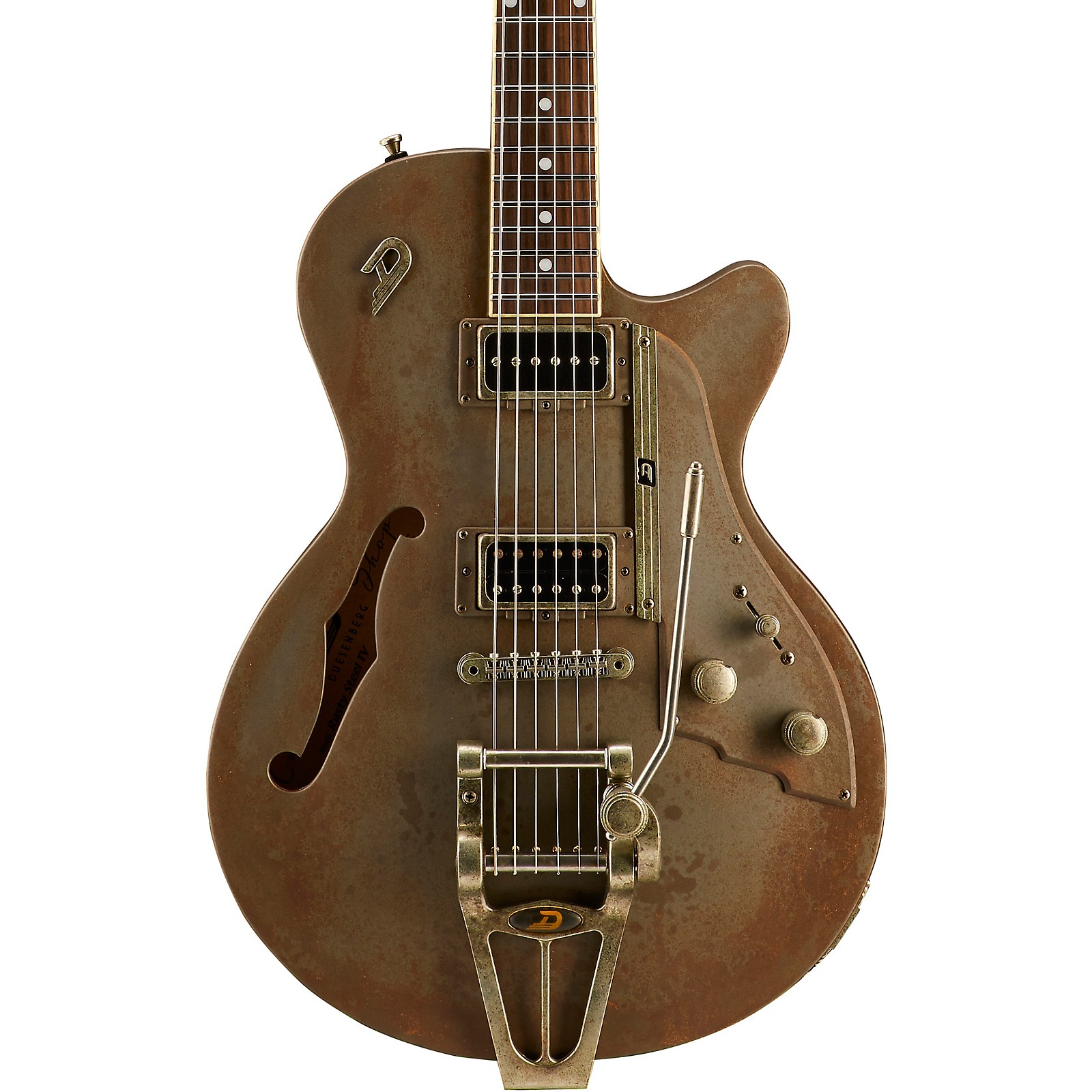 Duesenberg USA Starplayer TV Rusty Steel Semi-Hollow Electric Guitar ...