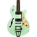 Duesenberg USA Starplayer TV Semi-Hollow Electric Guitar Silver SparkleSurf Green