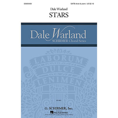 G. Schirmer Stars (Dale Warland Choral Series) SATB composed by Dale Warland