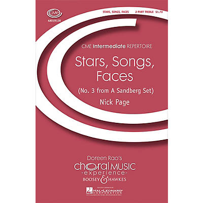 Boosey and Hawkes Stars, Songs, Faces (CME Intermediate) 2-Part composed by Nick Page