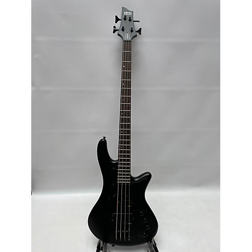 Schecter Guitar Research Stealth 4 Electric Bass Guitar Satin Black