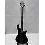 Used Schecter Guitar Research Stealth 4 Electric Bass Guitar Satin Black