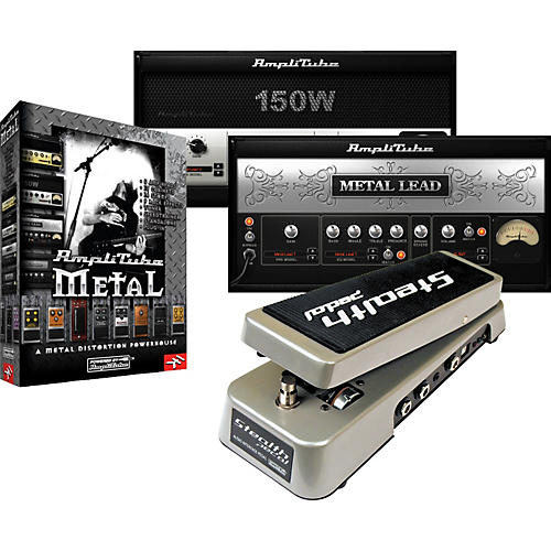 StealthPedal Audio Interface/Controller + AmpliTube Metal Amp and Stompbox Modeling Software