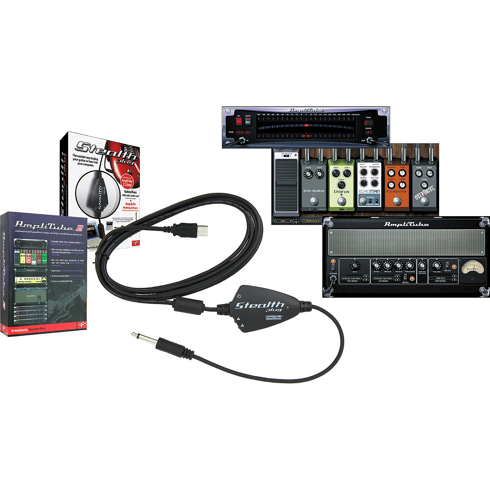 IK Multimedia StealthPlug + AmpliTube 2 | Musician's Friend
