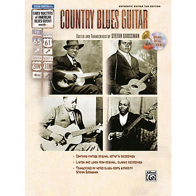 Alfred Stefan Grossman's Early Masters of American Blues Guitar: Country Blues Guitar Book with CD