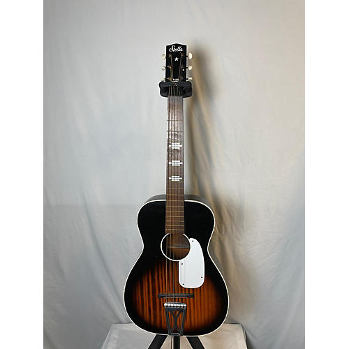 Harmony Stella Acoustic Guitar 2 Tone Sunburst