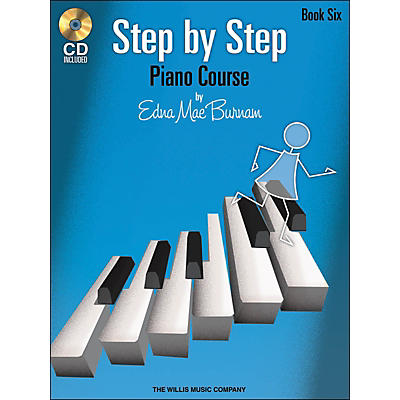 Willis Music Step By Step Piano Course Book 6 Book/CD