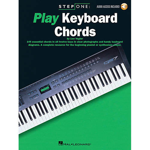 Step One: Play Keyboard Chords Music Sales America Series Softcover with CD Written by Leonard Vogler