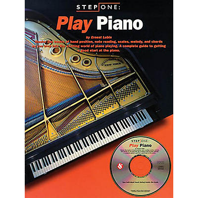 Music Sales Step One: Play Piano Music Sales America Series Softcover with CD Written by Ernest Lubin