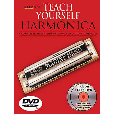 Music Sales Step One: Teach Yourself Harmonica Course Music Sales America Softcover with DVD by Various Authors