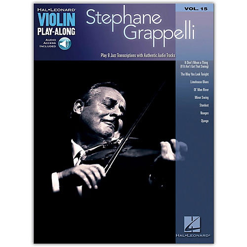 Stephane Grappelli Violin Play-Along Volume 15 Book/Online Audio