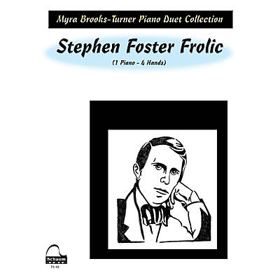 SCHAUM Stephen Foster Frolic (duet) Educational Piano Series Softcover