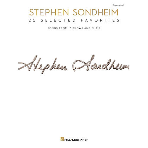 Stephen Sondheim - 25 Selected Favorites for Piano/Vocal/Guitar