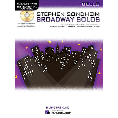 Hal Leonard Stephen Sondheim - Broadway Solos (Cello) Instrumental Play-Along Series Softcover with CD