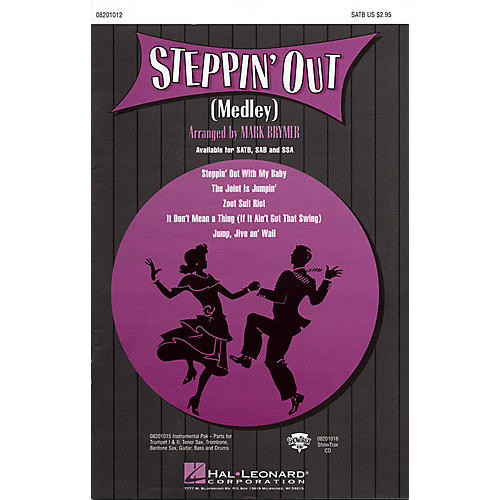 Hal Leonard Steppin' Out (Medley) Combo Parts Arranged by Mark Brymer