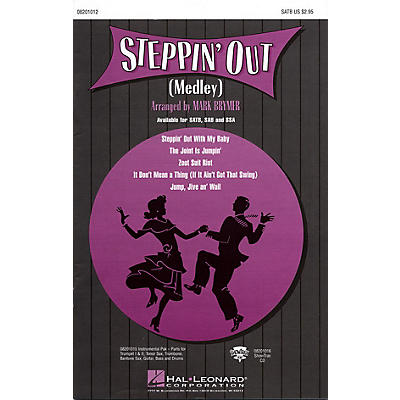 Hal Leonard Steppin' Out (Medley) SATB arranged by Mark Brymer