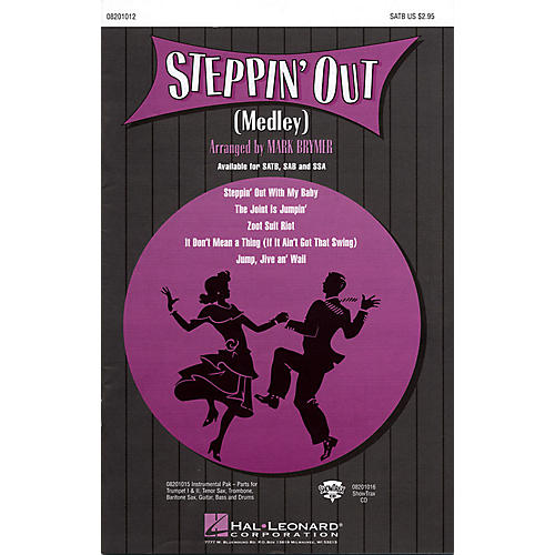 Hal Leonard Steppin' Out (Medley) SATB arranged by Mark Brymer