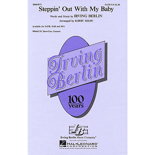 Hal Leonard Steppin' Out with My Baby SATB arranged by Kirby Shaw