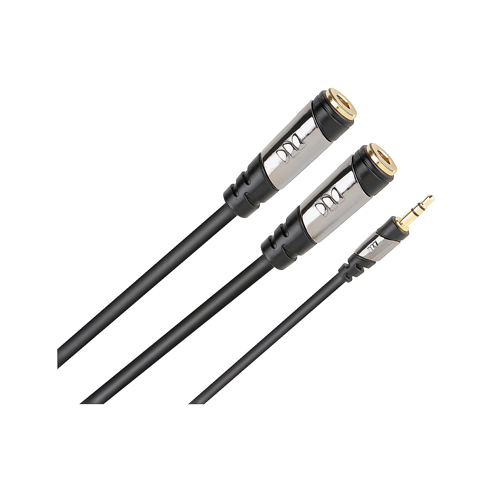 Monster Cable Stereo 1/8" Male to 2 Female 1/4" YAdapter Musician's