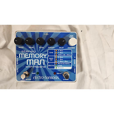 Electro-Harmonix Stereo Memory Man Hazarai Looper Effect Pedal