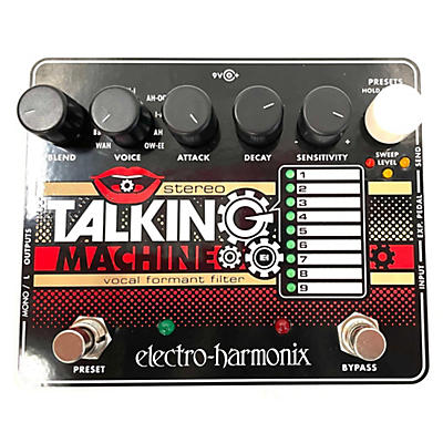 Electro-Harmonix Stereo Talking Machine Vocal Formant Filter Effect Pedal