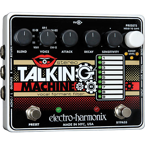 Stereo Talking Machine Vocal Formant Filter Guitar Effects Pedal