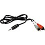 Open-Box Hosa CMR-210 Stereo Y-cable Mini Male-Two RCA Males Condition 1 - Mint 3 ft.