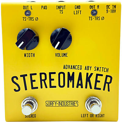 Surfy Industries StereoMaker Stereo Emulator and Phaser Pedal -