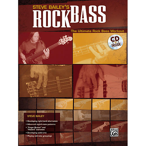 Alfred Steve Bailey - Rock Bass Book with CD