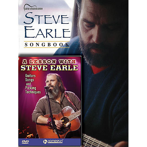Steve Earle Guitar Pack Homespun Tapes Series Softcover with DVD Performed by Steve Earle