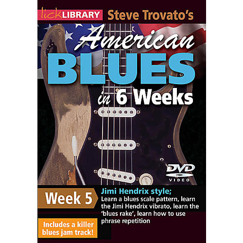 Licklibrary Steve Trovato's American Blues in 6 Weeks (Week 5) Lick Library Series DVD Performed by Steve Trovato