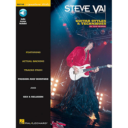 Steve Vai Signature Licks Style & Techniques Book with CD