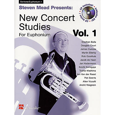 Hal Leonard Steven Mead Presents: New Concert Studies for Euphonium De Haske Play-Along Book BK/CD by Steven Mead