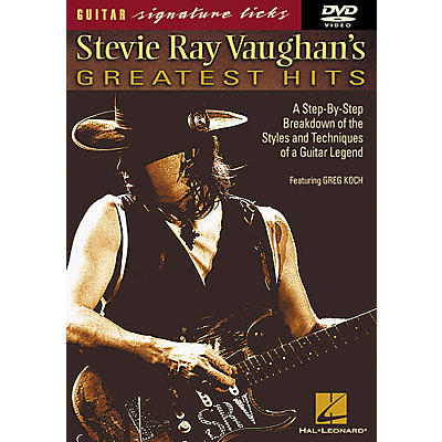 Hal Leonard Stevie Ray Vaughan's Greatest Hits DVD