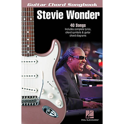 Hal Leonard Stevie Wonder - Guitar Chord Songbook Guitar Chord Songbook Series Softcover Performed by Stevie Wonder