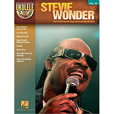 Hal Leonard Stevie Wonder - Ukulele Play-Along Vol. 28 Book/CD