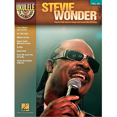 Hal Leonard Stevie Wonder - Ukulele Play-Along Vol. 28 Book/CD