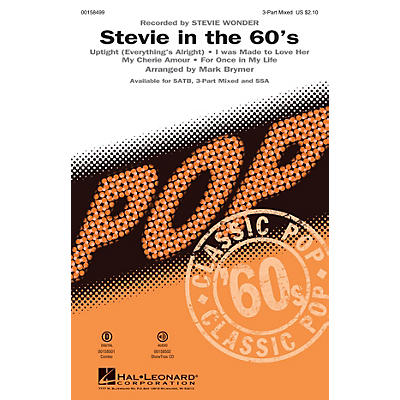 Hal Leonard Stevie in the 60's (Medley) 3-Part Mixed Arranged by Mark Brymer