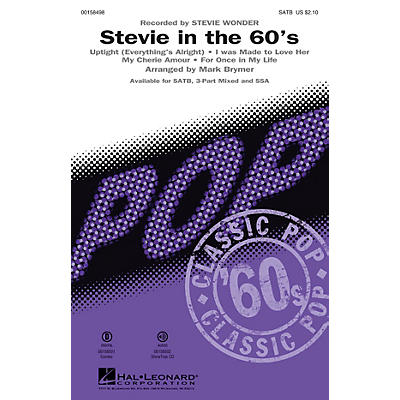 Hal Leonard Stevie in the 60's (Medley) SATB arranged by Mark Brymer