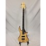 Used Schecter Guitar Research Stiletto Custom 4 String Electric Bass Guitar Natural