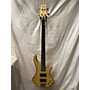 Used Schecter Guitar Research Stiletto Custom 4 String Electric Bass Guitar Natural