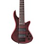 Schecter Guitar Research Stiletto Custom 6 6-String Bass Guitar Satin Vampire Red